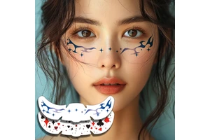 Waterproof Glitter Face Tattoo Stickers Magical Freckles Temporary Makeup Sexy and Fashionable for Christmas Magic