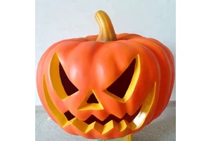 Outdoor Fiberglass Halloween Pumpkin Decorations