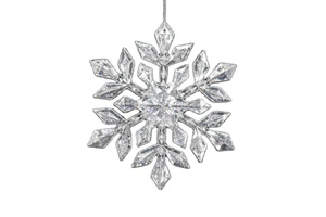 Christmas Gifts Plastic Ornament Christmas Snowflake Decoration