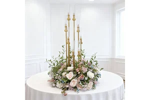 GNW Flower Wreath Centerpiece Artificial Flower Wedding Table Centerpieces Wedding Decoration Decorative Small Arrangement