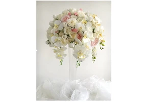 Artificial Flowers Centerpiece Table Decorative for Weddings and Events