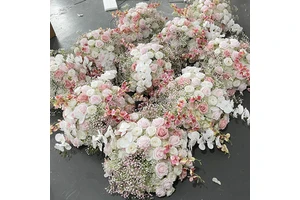 G29 Wholesale Wedding Bouquet Wedding Table Decoration Floral Ball Centerpieces Arrangement Artificial Rose Flower Ball for Sale