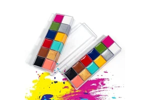 Professional Halloween 12 Colors Party Face Body Painting Body Paint