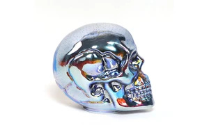 Party Supplies Halloween Glass Skulls Outdoor Decoration LED Halloween Ghost Head