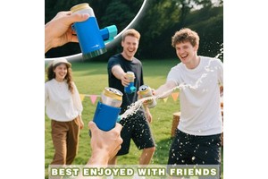 Roulette Thrilling Twist Party Game BBQ Pregame Beer Shotgun Tool for Tailgating Randomized Beer Shotgun Fun Shotgun Tool