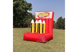 Carnival Pencil Ring Toss 4 in 1 Inflatable Carnival Game Inflatable Sport Game Portable for Outdoor Party Event Rental