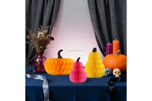 Paper Eco-Friendly Honeycomb Halloween Paper Festival Table Floor Standing Ornaments with Magnets Halloween Home Decorations