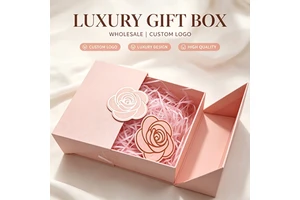 Wholesale Custom-designed Rigid Double-door Magnetic Lid Matt Lamination Sponge Lined Paper Gift Box Personalized Bridesmaid