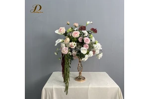 Custom Wedding Flowers Decorations Table Flower Centerpieces Silk Artificial Flower Ball for Event Party
