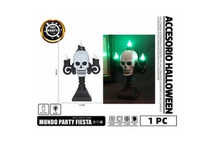 Halloween Skull Candle Holder #71116 for Spooky Lighting This October Festive Season