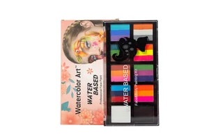 Halloween Party 3colors Mix Painting Water Based 10 Colors Face Body Kids Adults Art Paints
