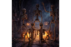 Party Holiday Supplies Halloween Skull Skeleton Simulated Human Body Halloween Decoration Skeleton Pendant Halloween Skeleton