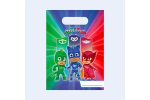 Party Love Birthday Party Favor Bags 23X16.5Cm High Quality 4-Color Printed Plastic Gift Packaging Ages 2-4 6 Pcs Made in China
