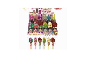Birthday Party Favors Plastic Cake Pops 2-4 Years Kids Gift Set 4-Color Printed Occasion Decorations Model FW-090