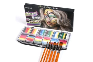 Wholesale Bodi Paint Quick-Dry Water-based Color Paint Rainbow Cosplay Party Drawing Washable Face Body Painting