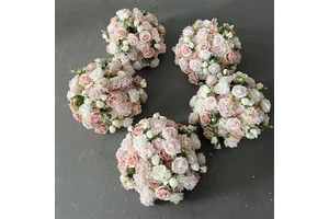 FL-074 Wedding Customized Color Rose Flower Ball Artificial Flower Table Centerpieces for Wedding Party Decoration