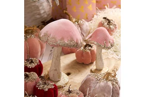 New High Quality Eco Friendly Creative Mushroom Window Scene Foam Christmas Ornament Festive Holiday Supply