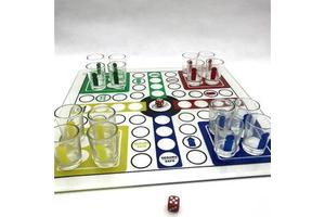 Drinking Game Chess Set | Fun Party Entertainment | Colorful Cups & Foldable Board