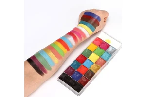 New 20-color Oil-based Face & Body Paint Palette Stage Makeup Facial Painting Halloween #FC-2058
