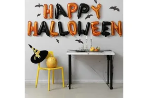 16 Inch Foil Letter Banner Party Supplies for Halloween Party Decorations