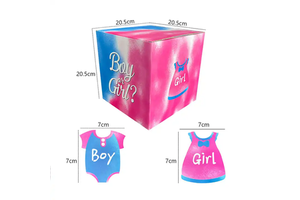 Gender Reveal Boys and Girls Party Atmosphere Game Props Guess Men and Women Newborn Baby Party Supplies