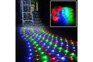 Christmas Party Wedding Ceiling and Fence RGB Large Outdoor Decoration Led Net Lights