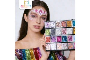 Non-Toxic Kid-Friendly Children's Glitter Gel for Face & Body-CE Certified Halloween Party & Festival Face Painting (EU/US)