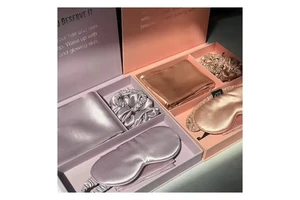 Gift Set Silk Pillow Case Masque De Sommeil Sleeping Silk Eye Mask And Pillow Case Set For Bridesmaid Gifts Eye Mask Accessories