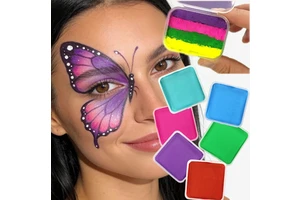 New Trendy Christmas Designs for Adults' Face and Body Painting with Natural Plant Material Safety Certified