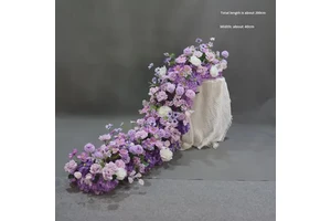 Western-Style Wedding Table Display New Long Table Arrangement Floral Theme Decoration Wedding Centerpieces Table Decorations