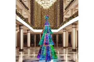 Prismatic Christmas Tree Led Lights Christmas Decoration Lamps for Xmas Party Outdoor Wedding Decoration