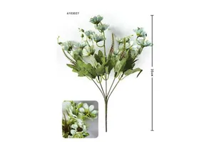 Light Green 6103027-5 Decorative Table Decoration Bouquet for Home Wedding and Valentine's Day