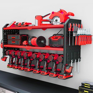 Garage Heavy Duty Organizer for Wall Storage Utility Racks Power Tool Organizer Power Tool Organizer and Storage Tool Rack