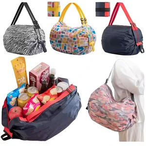 Large Capacity Portable Travel Foldable Storage Bag Camouflage Design with Durable Polyester Fabric for Food Clothing Storage