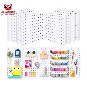 Powder Coated Inside Decoration High Quality On-wall Series White Flexible Installation Home Storage Organizer