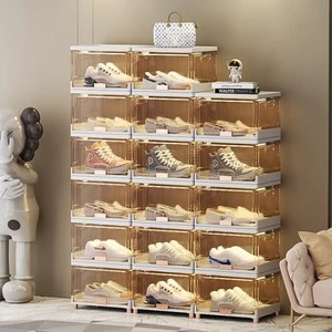 Competitive Price Adults Children Boot Shoe Storage Box Shoe Organizer Storage Boxes for Shoes