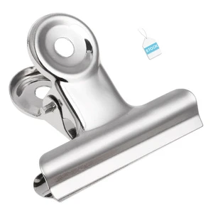SINOART in Stock Bulldog Clip 50mm Low MOQ Quality Paper Clips 12 Pack 2Inch Food Clips for Kitchen Food Bags