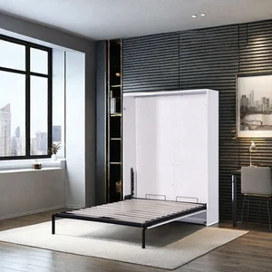 Modern Style Wholesale Full Size Strong Vertical Construction Queen Murphy Wall Bed