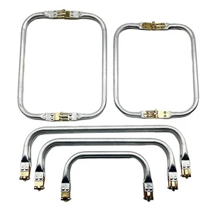 Luggage Clip Clips Crochet Bag Clasps Purse Bag Making Hardware Rectangle Clasp Frame Bag Hardware Metal Frame Aluminum Silver
