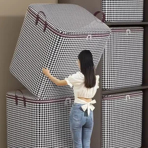Clothes Storage Box fabric storage container living room closet organizer
