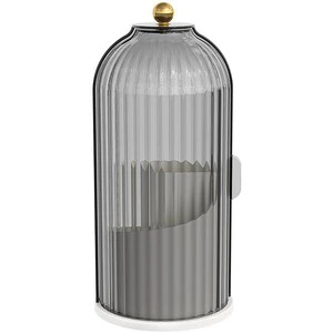 Desktop Makeup Storage Rack Transparent Plastic Sheing Skin Care Products Rotate Cosmetics Storage Box Lipstick