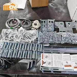 Heavy Duty Galvanized Steel Sectional Garage Door Hardware Box Kit Complete Set USA Standard For Commercial Residential