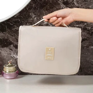 High Quality Women's Travel Hanging for Toiletry Bag Waterproof Oxford Makeup Cosmetic Organizer Zipper for Bathroom Wash Pouch