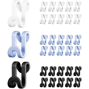 Creative Non-slip Plastic Hook Connecting Hanger Accessories Hook Storage Manufacturers Retail Mini Hook