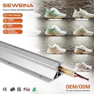 High Quality Customizable Concealed Horizontal Insert Conductive Pillar Shoe Wine Clothing Showcase