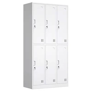 Top Sale High Quality School Dormitory Locker Room Gym Multi-door Metal Safety Locker Commercial Cabinet