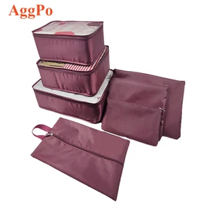 Oxford Clothes Storage Bag Travel Supplies Clothing Organizer Six-Piece Set Storage Bag