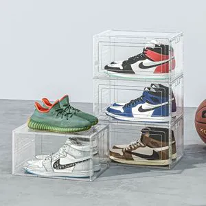 Plastic Shoe Box Dormitory Shoe Storage Artifact Household Doorway Simple to Save Space Shoe Cabinet
