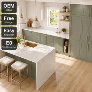 Solid Wood Modular Kitchen Cabinet Set Drawer Basket Storage Household Furniture Accessories Modern Design For Home Villa