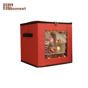 High Quality Customizable Square Christmas Storage Box for Sundries Secure Christmas Storage Solution